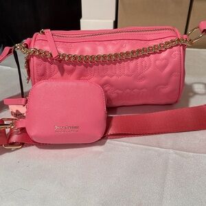 Juicy Couture Pink Barrel Crossbody Bag